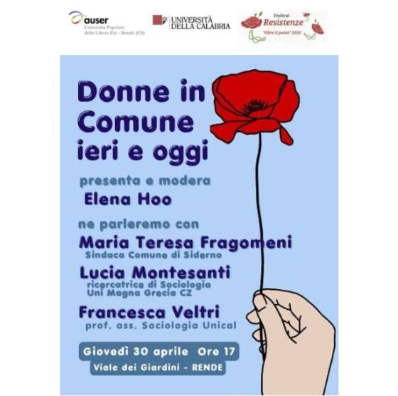 Donne in Comune. Iniziativa AUSER Rende
