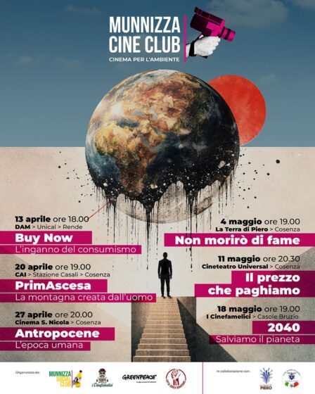 Partita la rassegna “Munnizza Cine Club, Cinema per l’Ambiente”