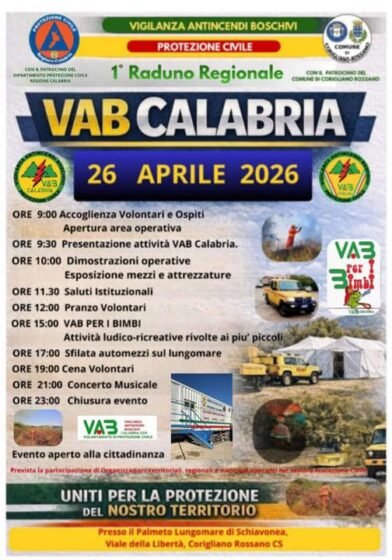 Primo raduno regionale VAB (Antincendio Boschivo)