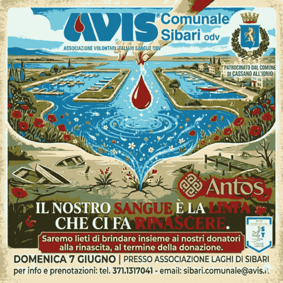 AVIS. Donazione della Rinascita ai Laghi di Sibari