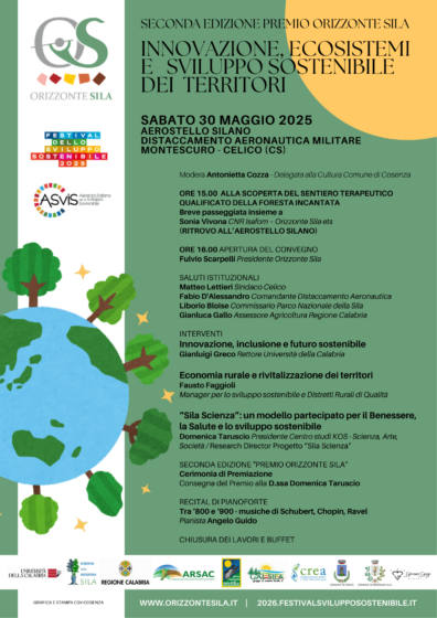 Sviluppo sostenibile dell’ecosistema silano. Orizzonte Sila detta l’agenda