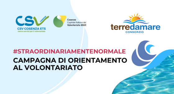 Straordinariamente normale. Eventi a Paola e Roseto per promuovere il volontariato