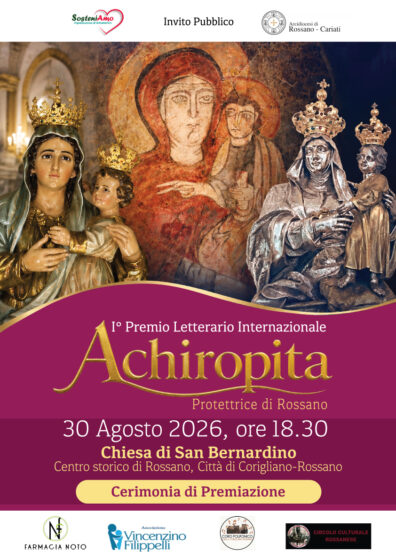 Cerimonia premiazione concorso letterario “Achiropita”