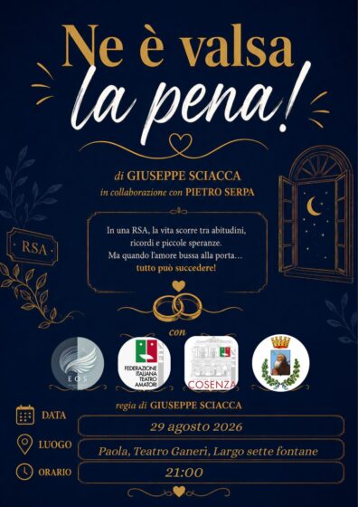 Ne è valsa la pena! A Paola commedia di Eos APS