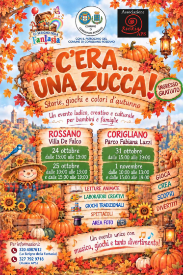 C’era … una Zucca! Due weekend di divertimento a Corigliano-Rossano