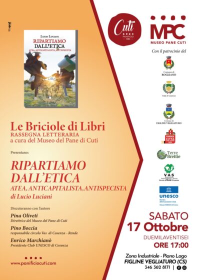 Le Briciole di Libri. Al Museo del Pane di Cuti presentazione di “Ripartiamo dall’Etica”