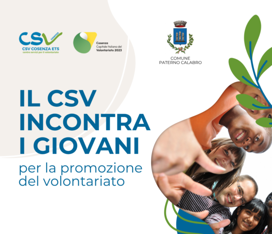 Il CSV Cosenza incontra i giovani di Paterno Calabro