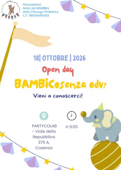 Open day di BAMBI a Cosenza