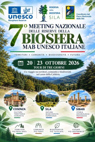 La Sila e Cosenza ospitano il VII Meeting Nazionale delle Riserve della Biosfera