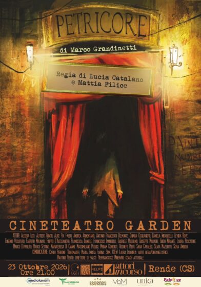 Lo spettacolo “Petricore” debutta al Garden di Rende