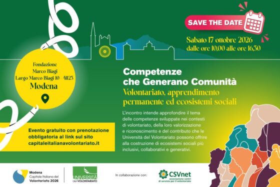 Competenze che generano comunità. Convegno dell’Univol a Modena